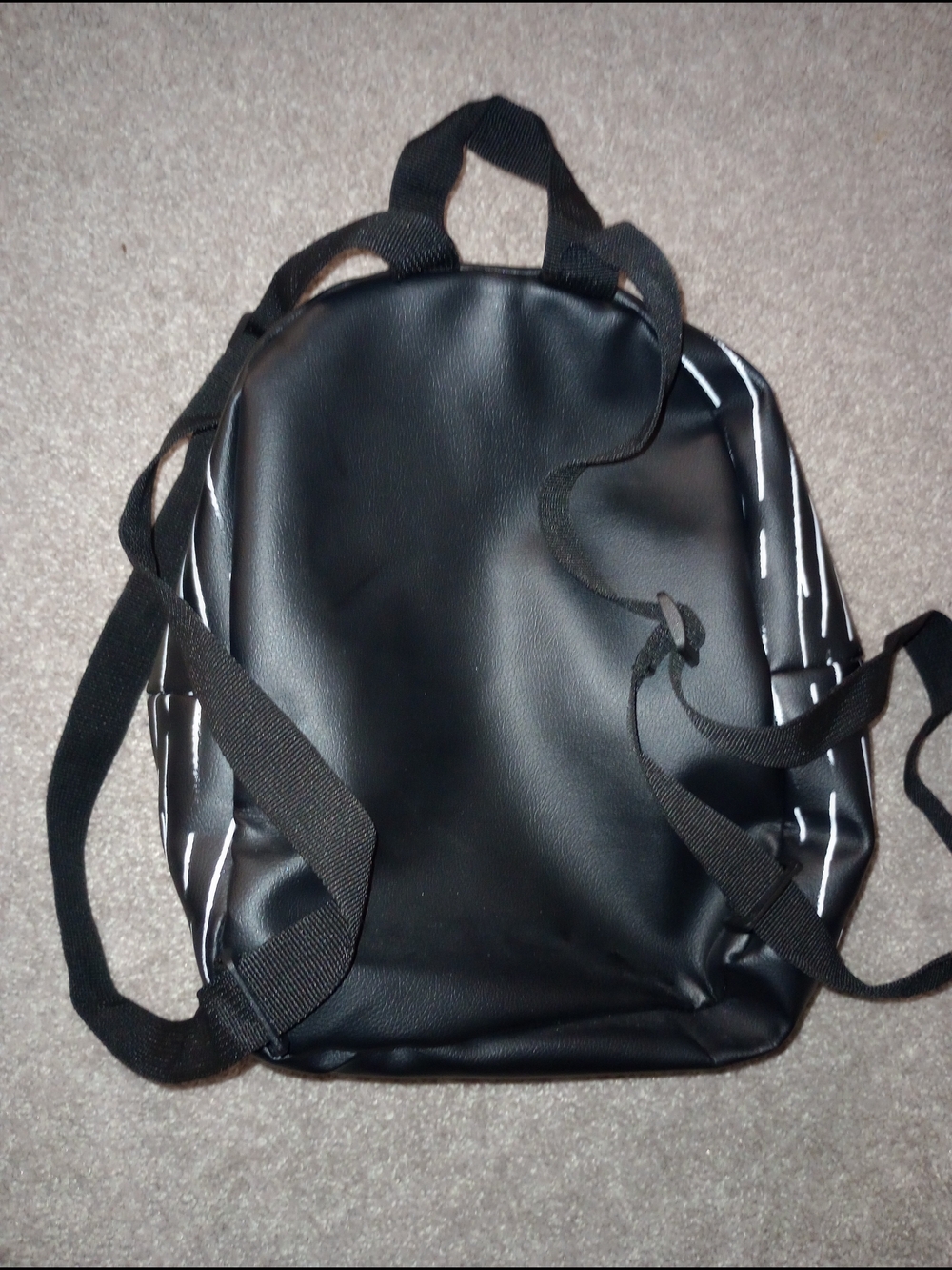 Jack Skellington Patch Black Mini Backpack - Picture 2 of 4